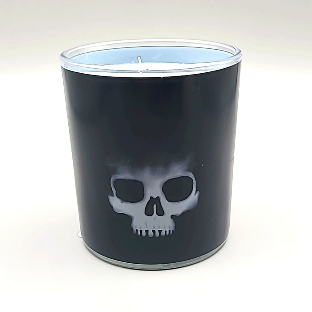 Place & Time Color Changing Skull Unscented Candle, NWOT